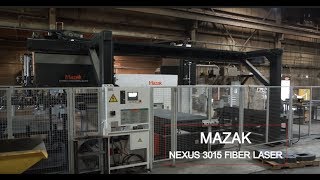 Mazak Nexus 3015 Fiber Laser  Kloekner Metals [upl. by Mitman]