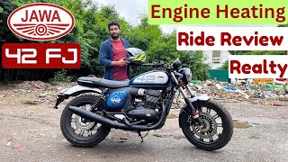 Jawa 42 Fj Ride Review Explains Alpha 2 Engine Heating Issue  Jawa 42FJ Ride Review  New Jawa 42FJ [upl. by Vickey708]