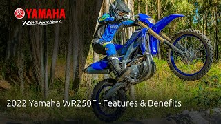 2022 Yamaha WR250F  Features amp Benefits [upl. by Atiroc]