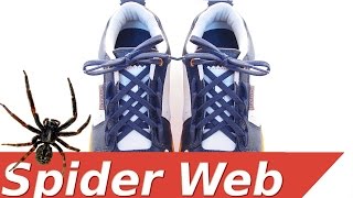 ✔ How to Cool Lace Shoes Spider Web Lacing ✔ [upl. by Rodl]