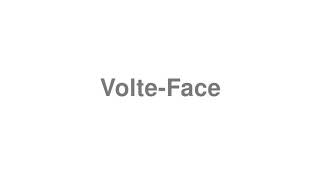 How to Pronounce quotVolteFacequot [upl. by Dowling416]