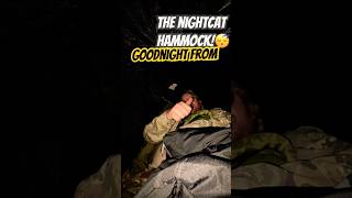 The nightcat hammock best nights sleep on a camp ever wildcamping hammocklife sleep [upl. by Eihtak598]