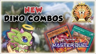 NEW DINO SUPPORT Master Duel Dino Combos MASTER 1 [upl. by Arnie906]