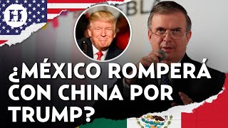 Marcelo Ebrard responde a amenazas de aranceles de Trump “No perderemos oportunidades económicasquot [upl. by Adnowal656]