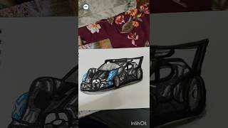 Buggati Bolide drawingart car💀 [upl. by Hgielsa626]