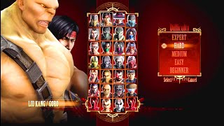 Mortal Kombat 9 Liu Kang amp GORO Tag Ladder HARD Gameplay 1080p 60ᶠᵖˢ ✔️ [upl. by Hpseoj]