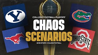 College Football Playoff CHAOS SCENARIOS upsets and spoilers that could shake up the bracket [upl. by Aleen751]