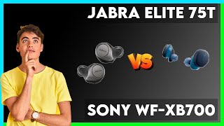 Jabra Elite 75t vs Sony WFXB700 Comparison [upl. by Adnwahs896]