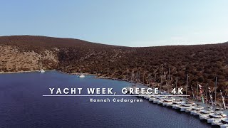 The Yacht Week Greece Route 2022 July 2022  4K [upl. by Rockafellow703]