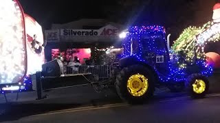 Calistoga Lighted Tractor Parade 2021 [upl. by Baumbaugh618]