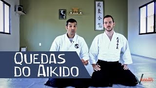 V HEALTH  Aikido com Marcelo Tadeu Fernandes 02 quedas do Aikido [upl. by Llerrom]