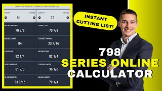 798 CUTTING LIST Online Calculator Tutorial [upl. by Eiramanitsirhc924]