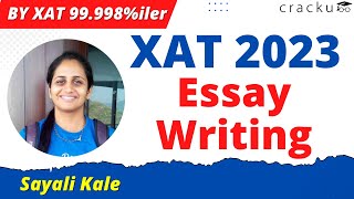 XAT 2023  Essay Writing 🔴 Live Workshop By Sayali Maam XAT 99998ler [upl. by Atima711]