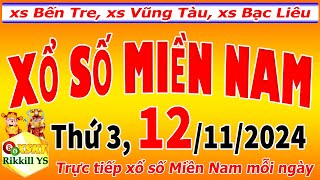 Trực tiếp xổ số MIỀN NAM hôm nay ngày 12112024 xs Bến Tre xs Vũng Tàu xs Bạc Liêu [upl. by Dambro100]