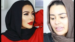 PERFECT RED LIP STUNNA GLAM TALKATIVE GRWM  HABIBA DA SILVA [upl. by Norrehs74]