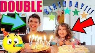 DOUBLE BIRTHDAY SPECIAL🎉Brother amp Sister Born on the same day 77 VLOG [upl. by Pendergast]