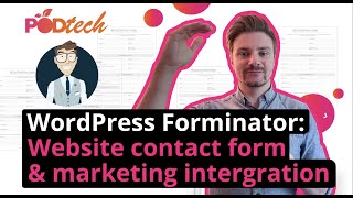 WordPress amp Forminator Website Contact Form amp Marketing Integration  2021 [upl. by Anyrak408]