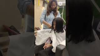 Baby hair cut chitrassalonshortsfeed youtubeshorts [upl. by Premer]