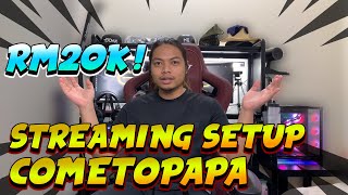 PC GAMING SETUP COMETOPAPA AND FULL HOUSE TOUR  100K SPECIAL [upl. by Adrahs]