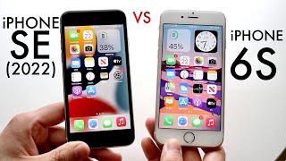 iPhone SE 2022 Vs iPhone 6S Comparison Review [upl. by Hallette]