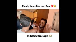 Finally I met Bhuvam Bam ❤️in srcc university of Delhi  Brain Teaser vlog  shorts bhuvambam [upl. by Thornton655]