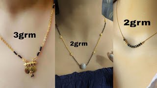 Latest 2020 Light Weight Gold Mangalsutra Design Gold Mangalsutra For Wedding Designs [upl. by Gerri893]