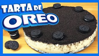 Tarta de OREO rápida FACIL y SIN horno [upl. by Akinimod]