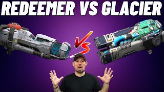 War Robots Redeemer vs Glacier Weapon Comparison  Who Will Win [upl. by Delanie]