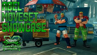 SFV 5th Invasion  Abel Moveset Showcase [upl. by Ahsinid]