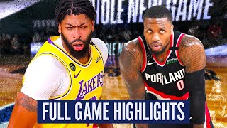 TRAIL BLAZERS vs LAKERS GAME 2  FULL GAME HIGHLIGHTS  201920 NBA PLAYOFFS [upl. by Savart331]