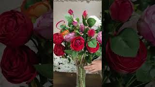 How to choose an Artificial flowers for DIY floral arrangementWholesale fake rose peony babysbreath [upl. by Yelsha972]