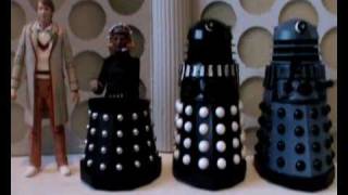 Doctor Who Action Figure Review Resurrection of the Daleks Set [upl. by Swart912]