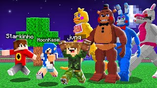 ANIMATRONICS GIGANTES  MINECRAFT TESTA MOBS FIVE NIGHS AT FREDDYS [upl. by Tillion]