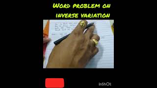 Inverse Variationmathtricks Easiestmathtricks [upl. by Esilanna795]