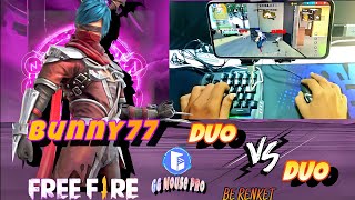 GG Mouse Pro GamePlay BR Renket 🎮 With Handcam And Keyboard mouse 🔥🔥 [upl. by Enelrae]