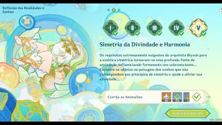 REFLEXÃO DAS REALIDADES E SONHOS  SIMETRIA DA DIVINDADE E HARMONIA GENSHIN IMPACT 51 DIA 5 FINAL [upl. by Yamauchi]