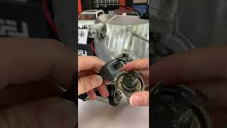 How to install the LED headlight H4 with projector lens [upl. by Rissa849]