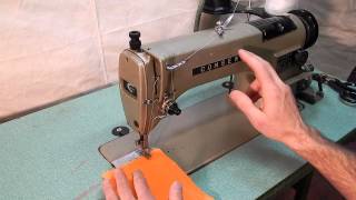 Consew 230 Industrial Sewing Machine with Reverse Made in Japan [upl. by Sheldon]