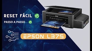 Como RESETAR a almofada da impressora Epson Ecotank L375 L475 com passo a passo muito fácil [upl. by Nnaitak959]