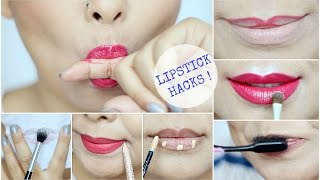 Lipstick Hacks EVERY Girl Should Know [upl. by Wolram]