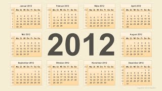 Kalender 2012 [upl. by Nathan995]