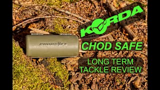 KORDA CHOD SAFE  A must have for Chod Fishing  Long term tackle review [upl. by Bollay]