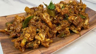 காலிஃப்ளவர் மிளகு மசாலா  Cauliflower Masala  Cauliflower Curry In Tamil [upl. by Elene]