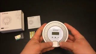 XSense Battery Operated Carbon Monoxide Detector w Electrochemical Gas Sensor Review [upl. by Monafo]