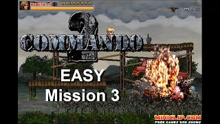 Commando 2  Easy mode playthrough  Mission 3 [upl. by Gambell740]