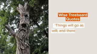 Treebeard Quotes That All Lord Of The Rings Fans Will Love [upl. by Suehtomit]