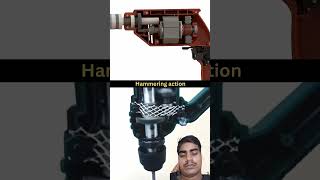 Hammering Action  Drill MachineWorking trending caddesign drillhammer drillbeat fabrication [upl. by Olaf35]