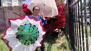 Sombrillas 🌂A Crochet 🧶 Parte Final ☂️🪡❤️🌂🧶♥️😊 [upl. by Flowers]