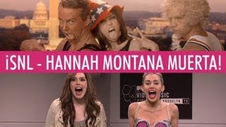 ¡Miley Cyrus SNL Hannah Montana Muerta [upl. by Seek]