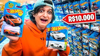 INCRÍVEL COMPREI 1000 REAIS EM CARRINHOS DA HOTWHEELS DA LOJA [upl. by Deacon]